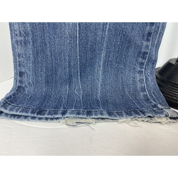 Size 5/6 Premiere Rue 21 Denim Jeans Women's Distressed Rips Studded Rhinestones - Picture 15 of 16